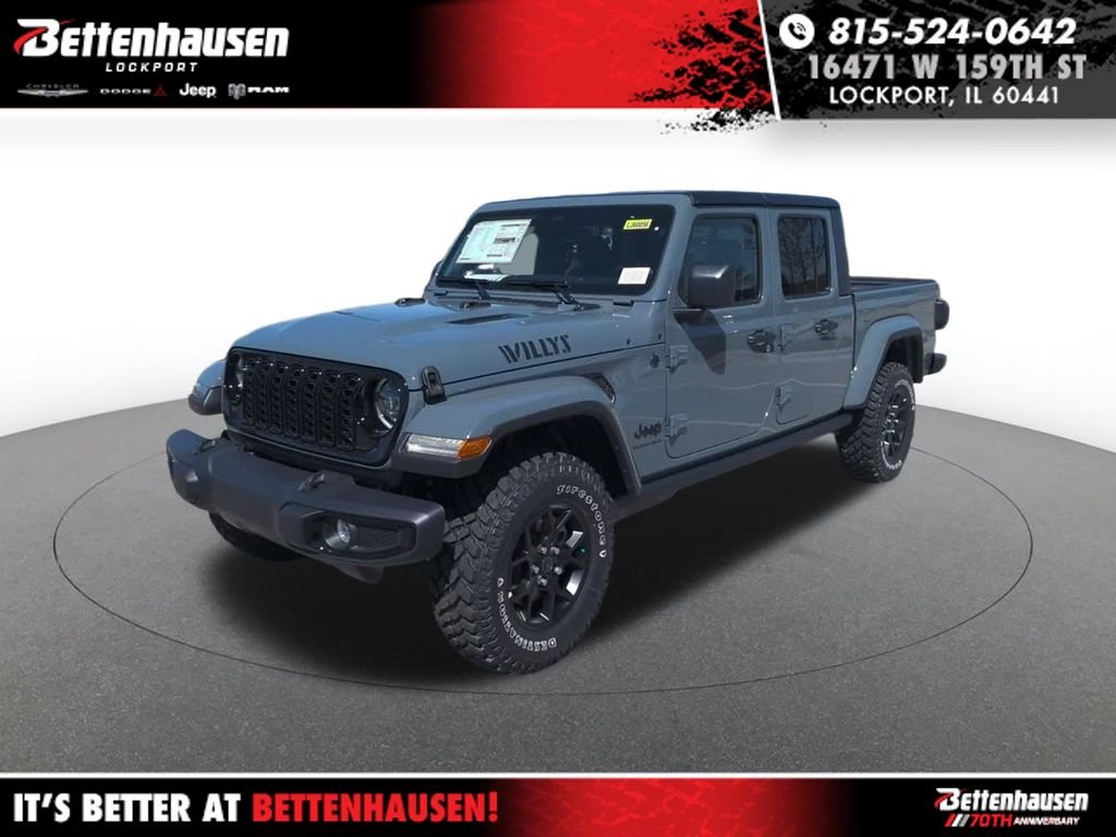 New 2026 Gray Jeep Willys image 1