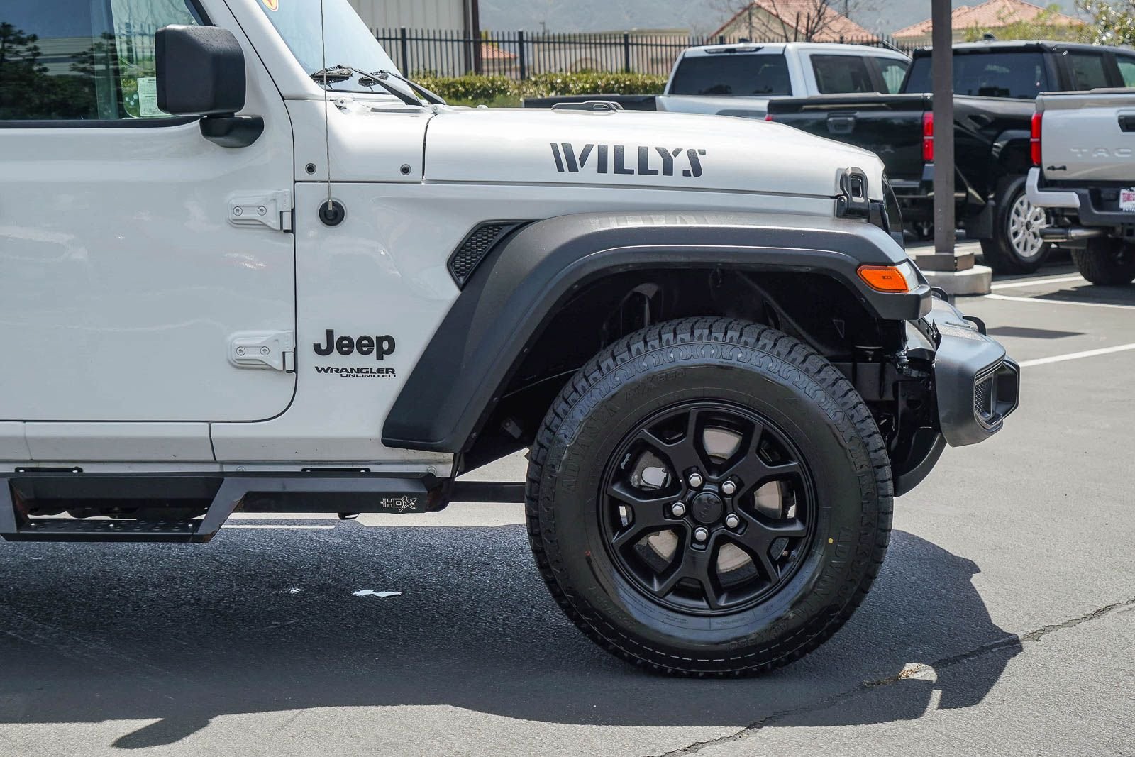 Used 2021 Bright White Clearcoat Jeep Unlimited Willys image 11
