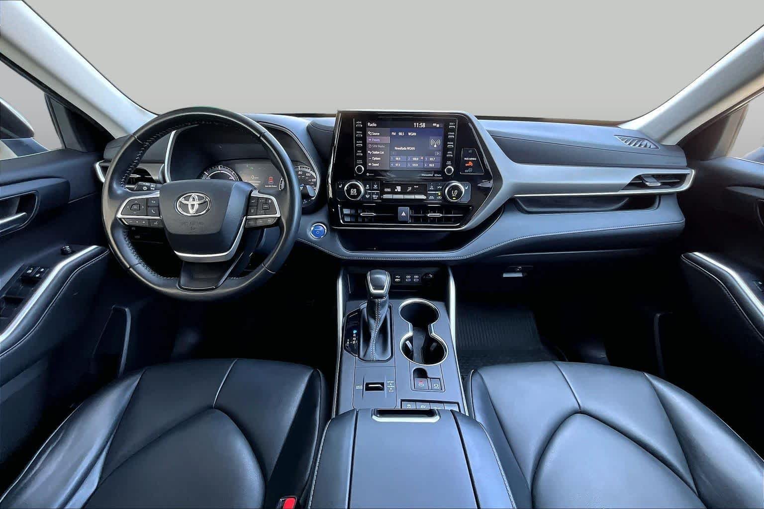 Used 2022 Celestial Silver Metallic Toyota Hybrid XLE image 16