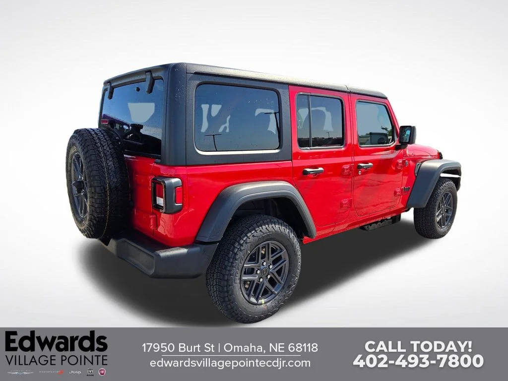New 2026 Firecracker Red Clear-Coat Exterior Paint Jeep Sport S image 3