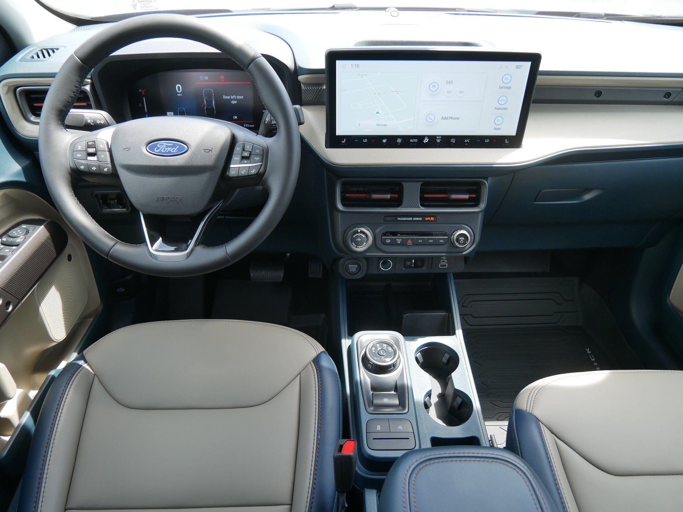 New 2026 Azure Gray Metallic Tri-Coat Ford Lariat® image 9