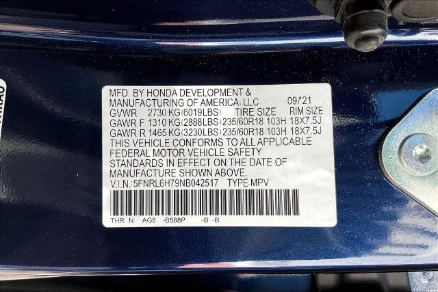 Used 2022  Honda EX-L image 20