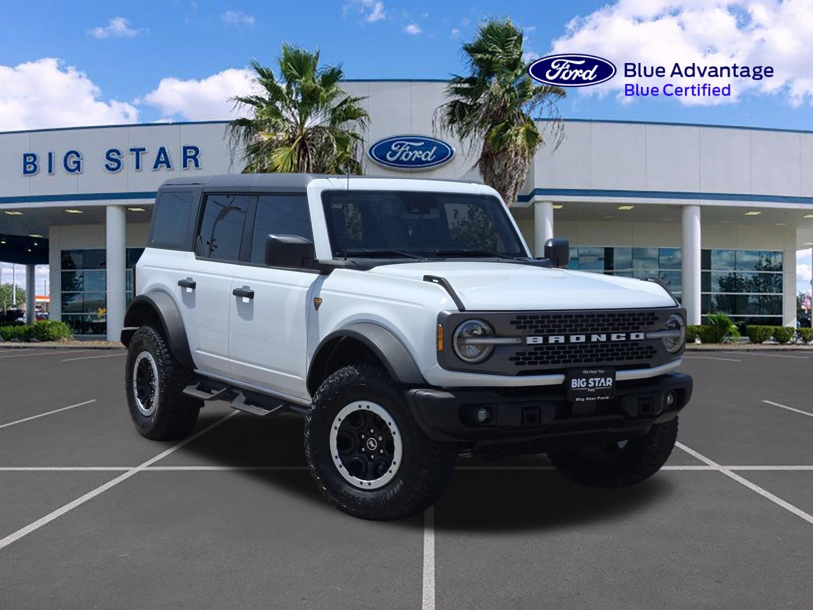 Certified Used 2023 Blue Ford Badlands image 1