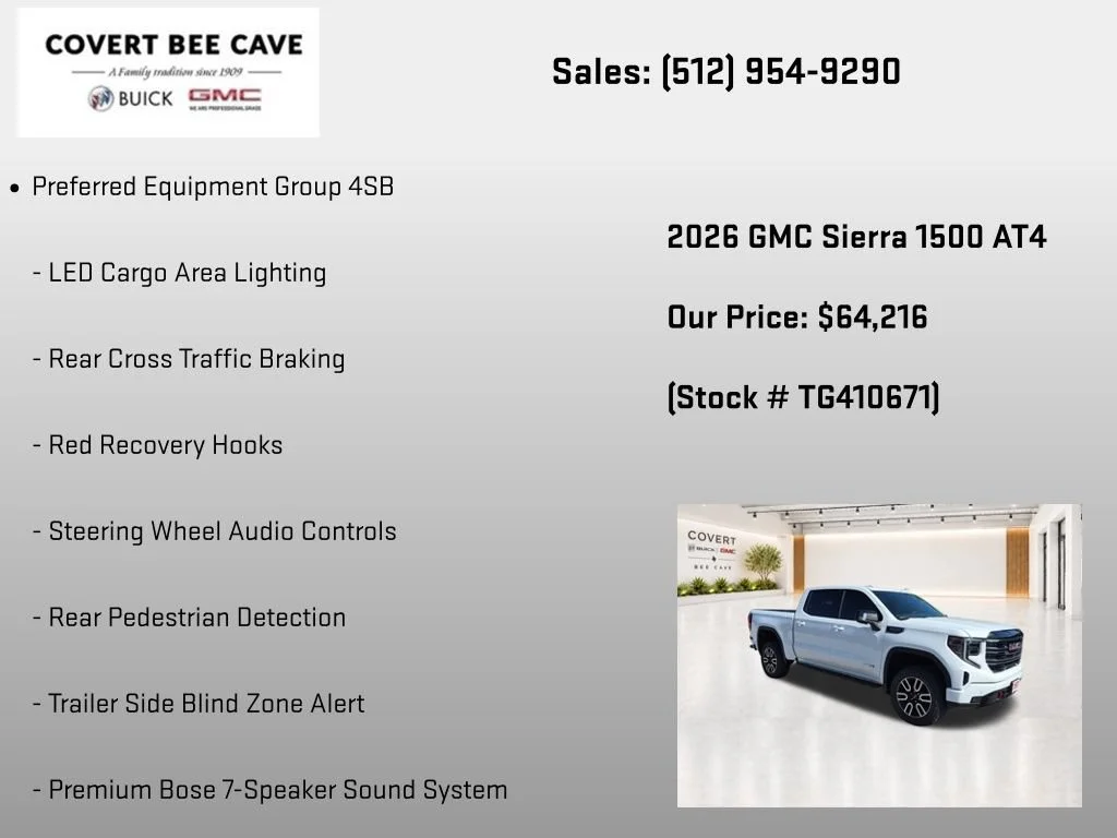 New 2026 Summit White GMC AT4 image 38