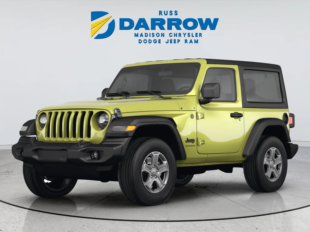 Used 2023 Yellow Jeep Sahara 4xe image 1