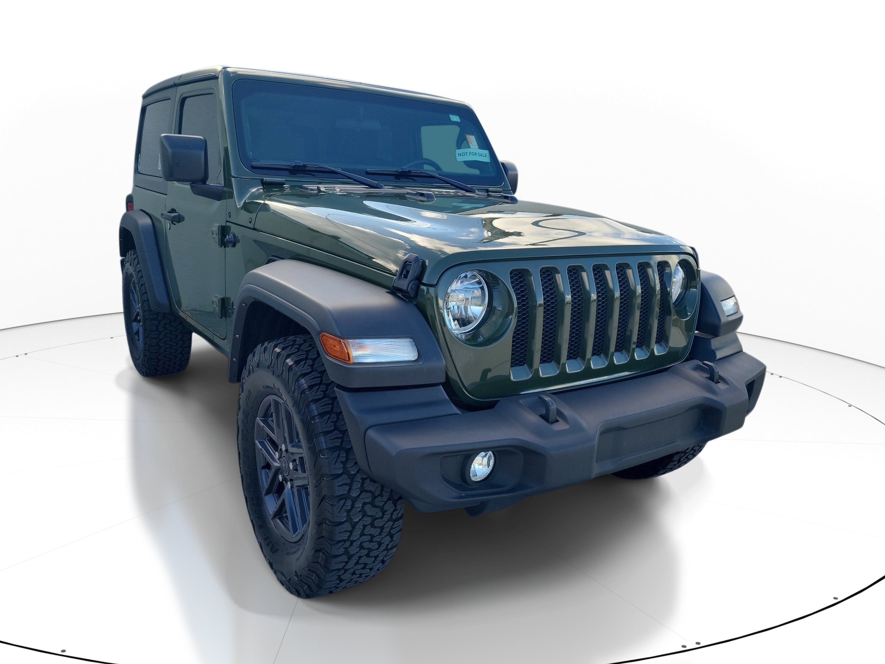 Used 2021 Sarge Green Clearcoat Jeep Sport S image 1
