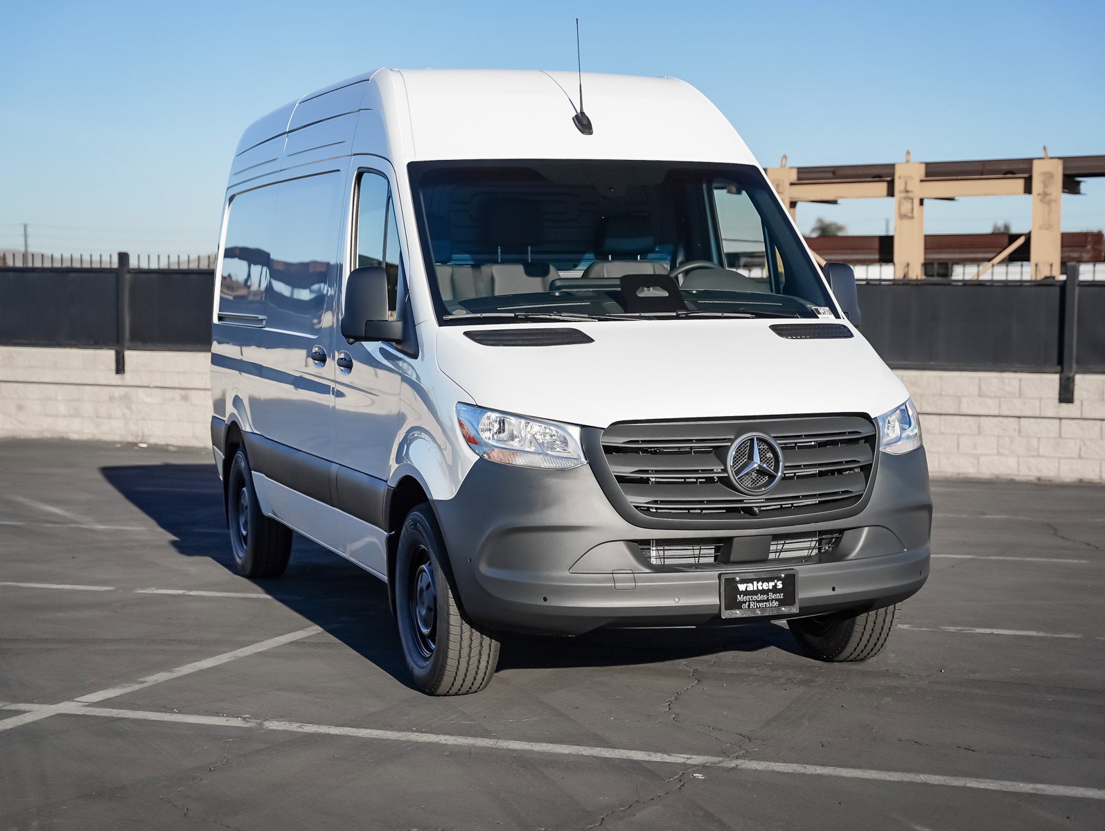 New 2026 Arctic White Mercedes-Benz 2500 High Roof I4 Diesel 144 RWD image 3