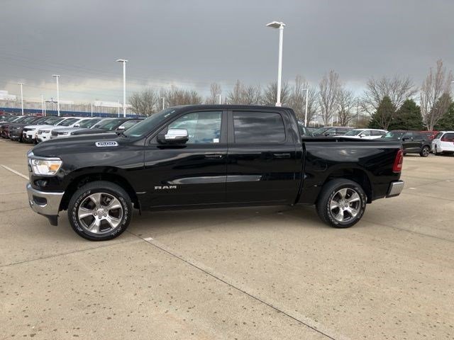 Used 2023 Diamond Black Crystal Pearlcoat Ram Laramie image 4