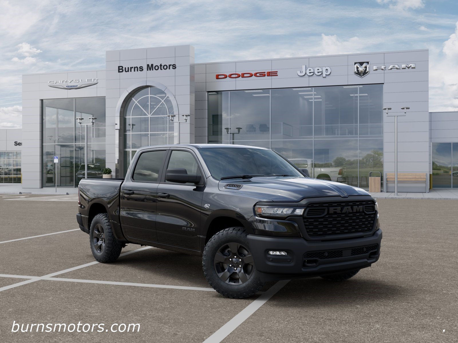 New 2026 Diamond Black Crystal Pearl-Coat Exterior Paint RAM Warlock image 5