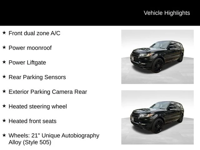 Used 2015  Land Rover 5.0L V8 Supercharged Autobiography image 4