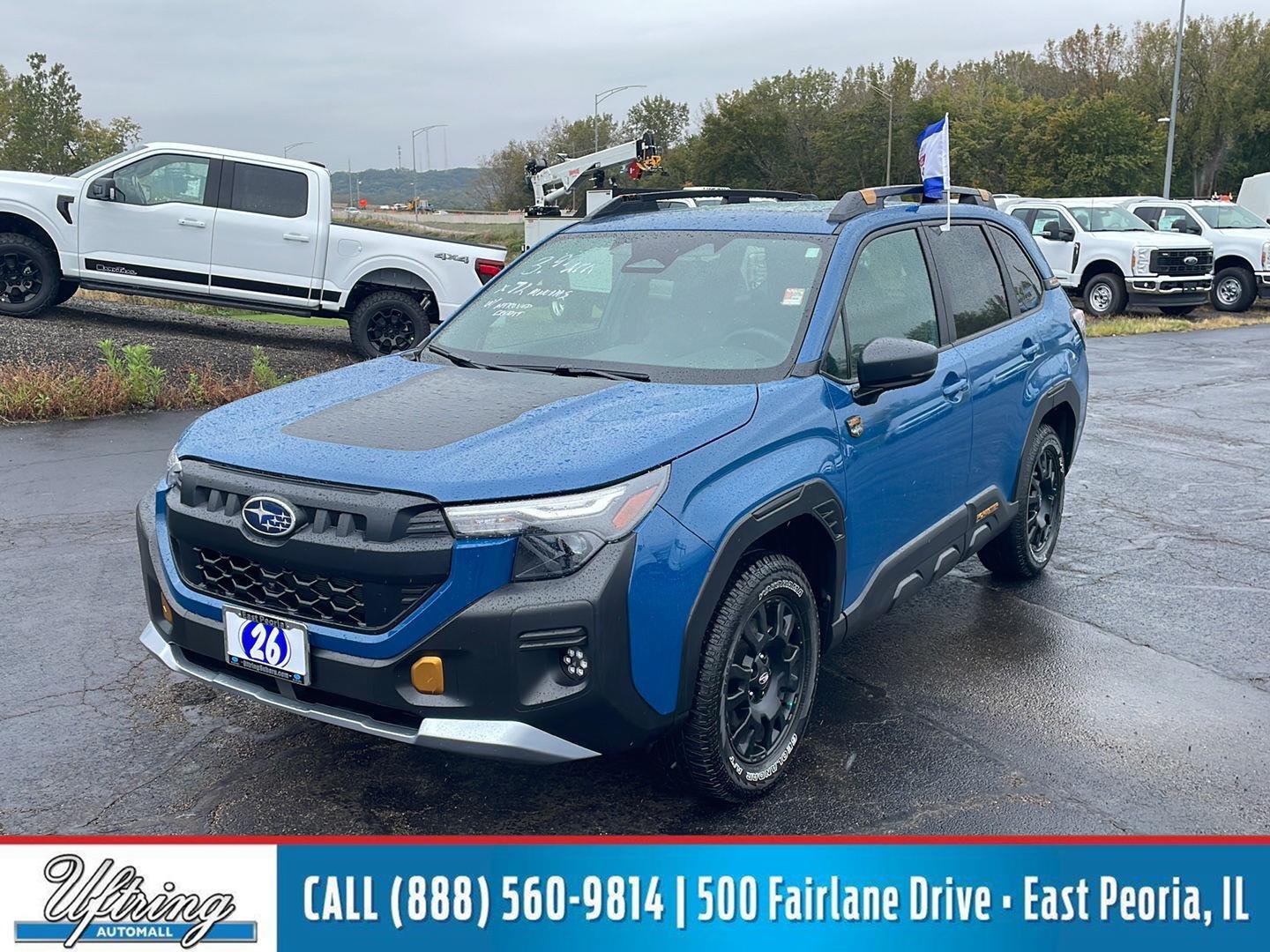 Used 2026 Geyser Blue Subaru Wilderness image 1