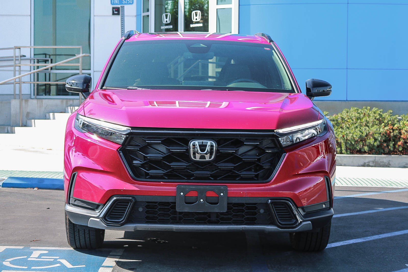 Certified Used 2025 Radiant Red Metallic Honda HYBRID AWD SPORT-L image 2