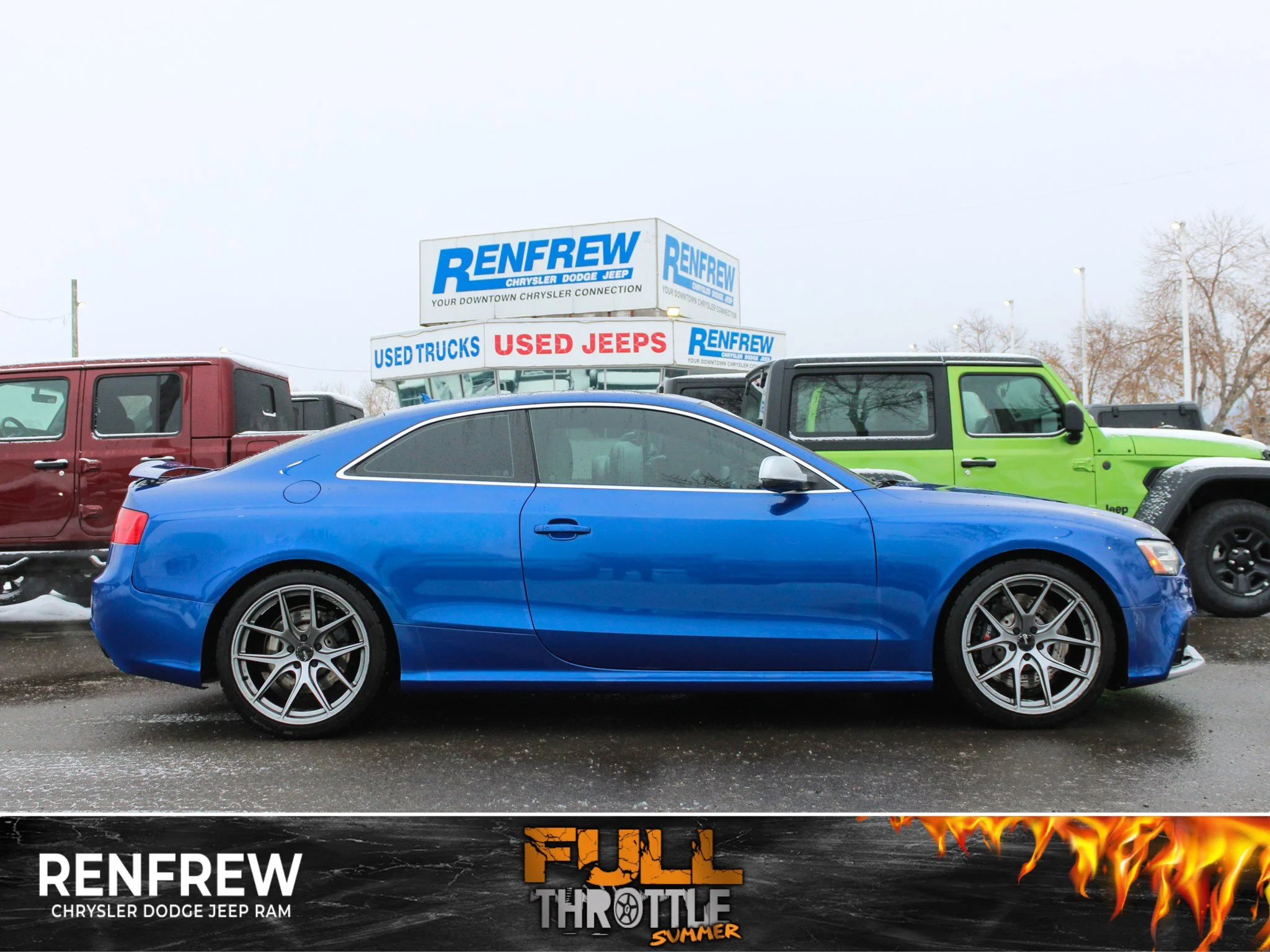 Used 2014 Blue Audi 4.2 * V8 | Quattro | 450 HP | 3M PPF | Winter Tires | Navigation | Backup Camera | Heated Seats | image 1