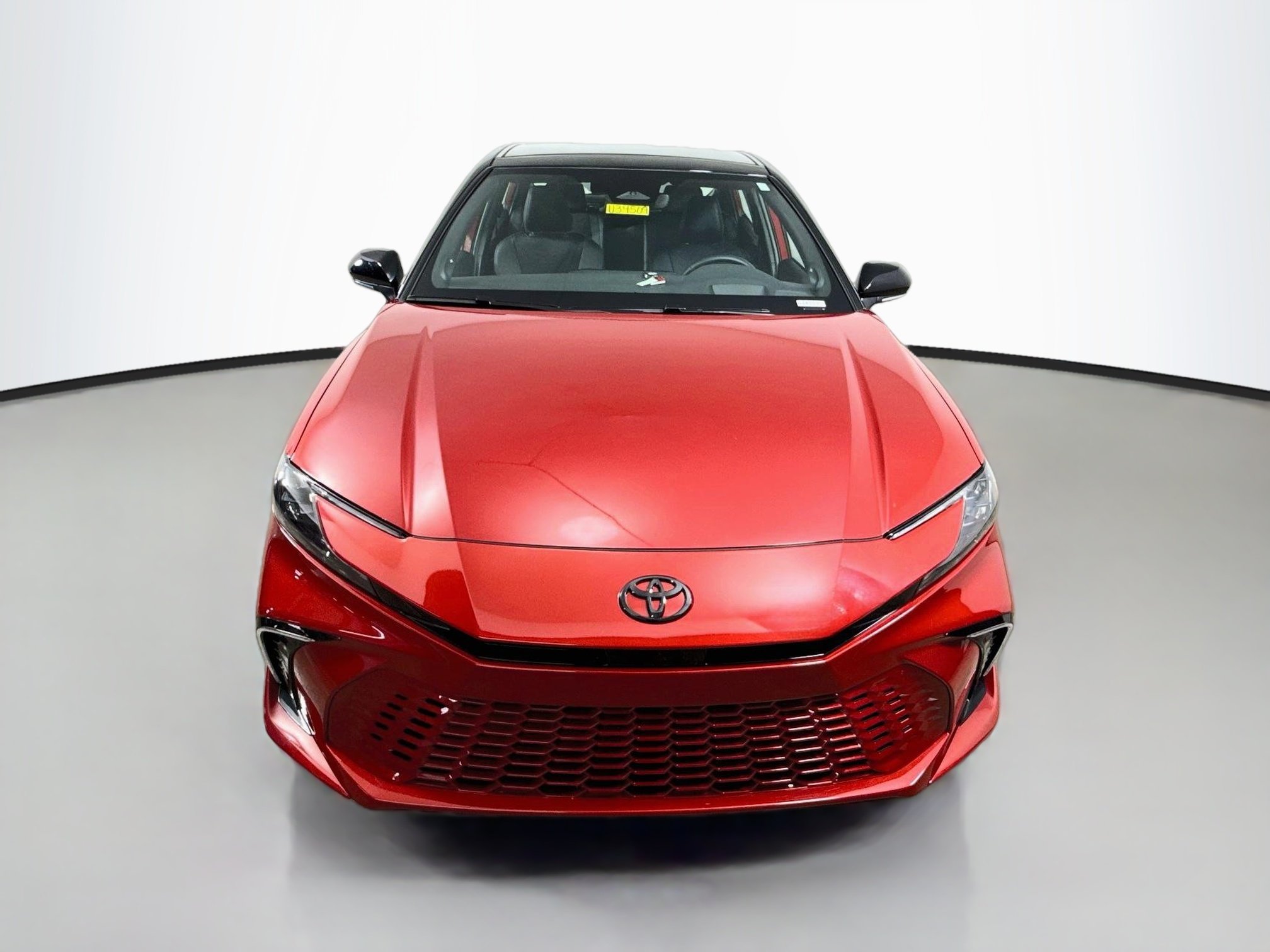 Used 2026 Supersonic Red w/Midnight Black Metallic Roof Toyota XSE image 2