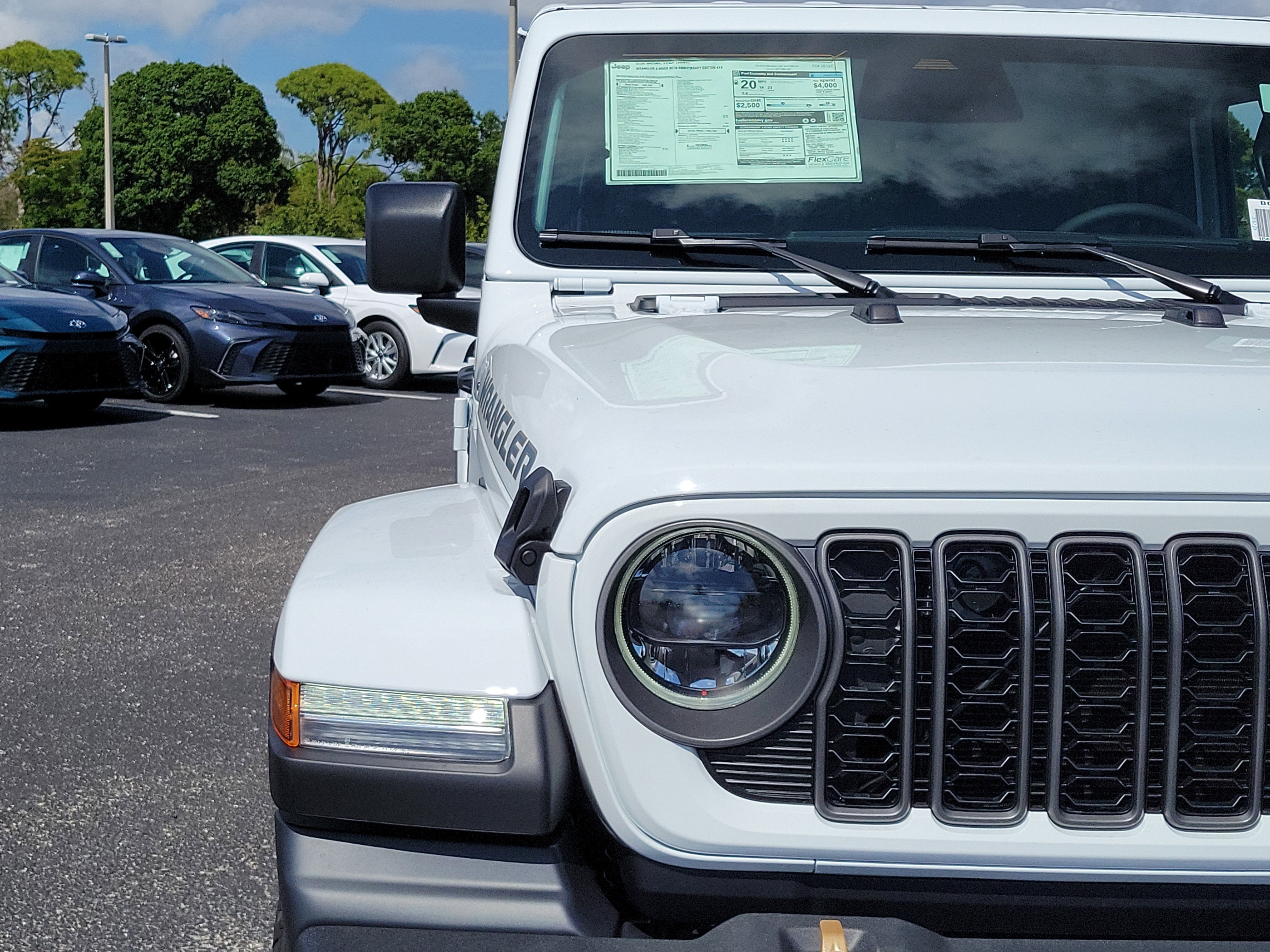 New 2026 Bright White Clear-Coat Exterior Paint Jeep 85th Anniversary image 7