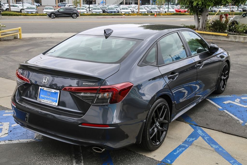 Certified Used 2025 Meteorite Gray Metallic Honda 4D SPORT image 7