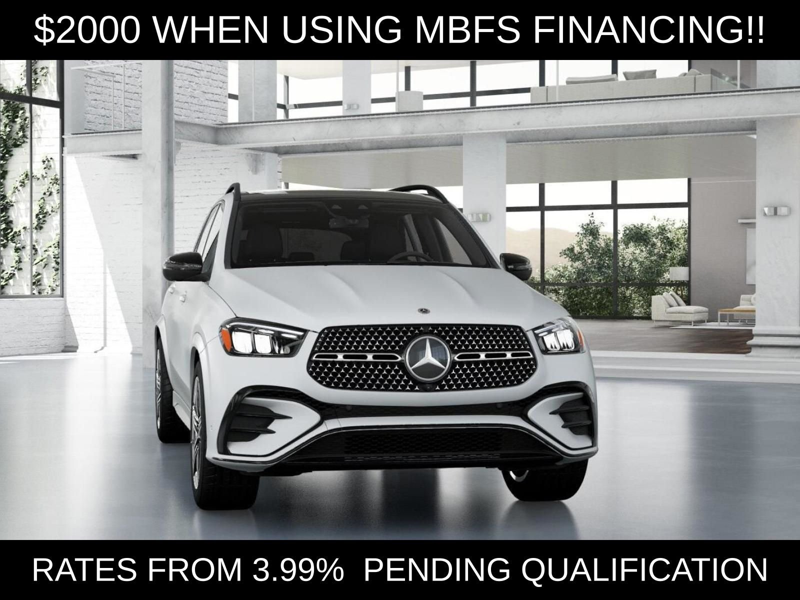 New 2026 MANUFAKTUR Moonlight White Magno Mercedes-Benz GLE 450 image 8
