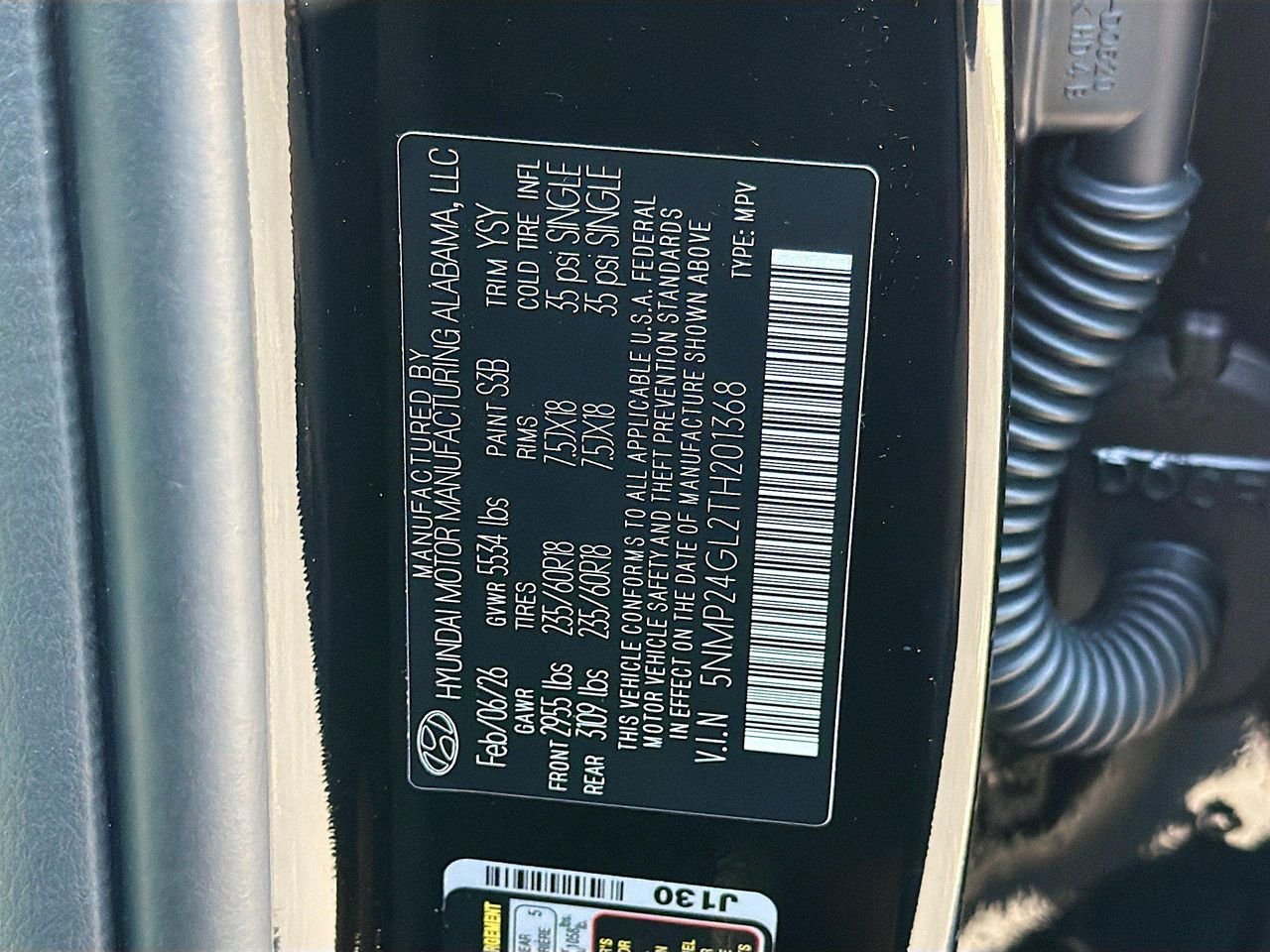 New 2026 Phantom Black Hyundai SEL FWD image 36