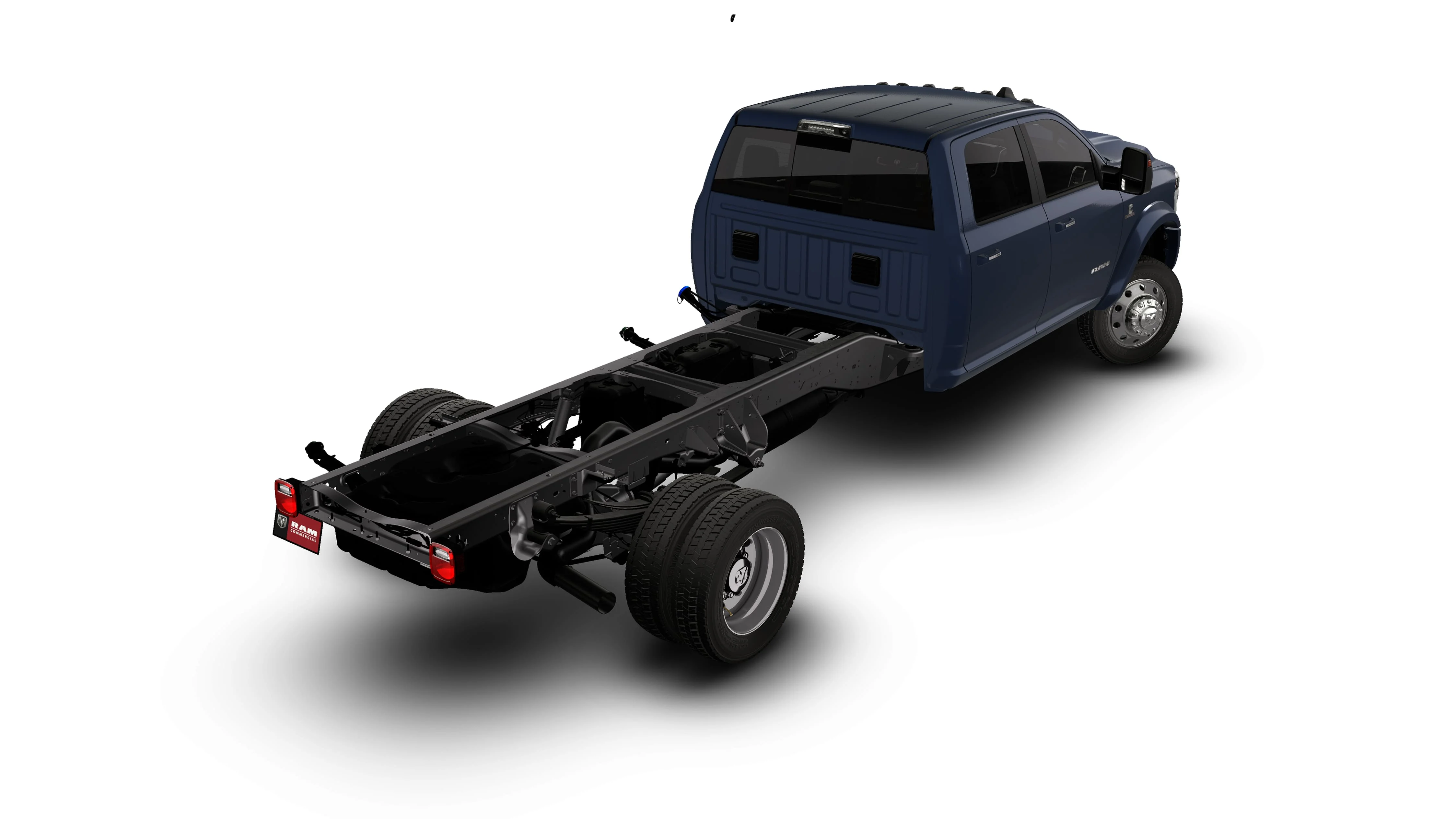 New 2026 Forged Blue Metallic Exterior Paint RAM TRADESMAN image 2