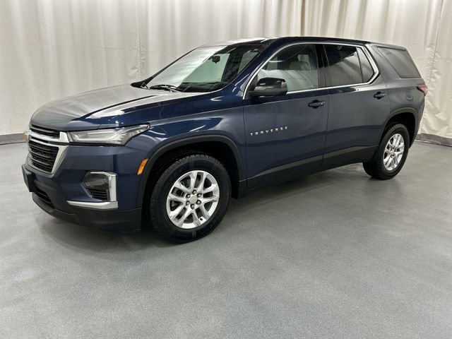 Used 2022 Chevrolet Traverse LS with VIN 1GNEVFKW0NJ120840 for sale in Waterbury, CT