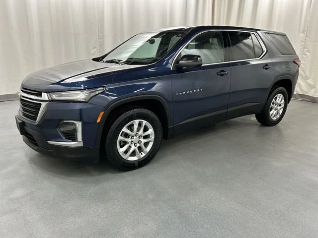 Used 2022 Chevrolet Traverse LS with VIN 1GNEVFKW0NJ120840 for sale in Waterbury, CT
