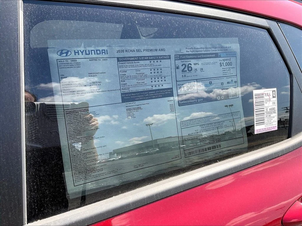 New 2026 Red Hyundai SEL Premium image 13