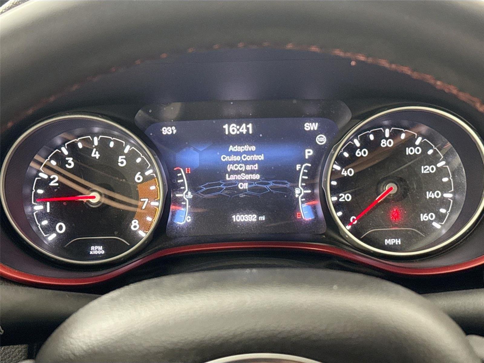Used 2021 Velvet Red Pearlcoat Jeep Trailhawk image 20