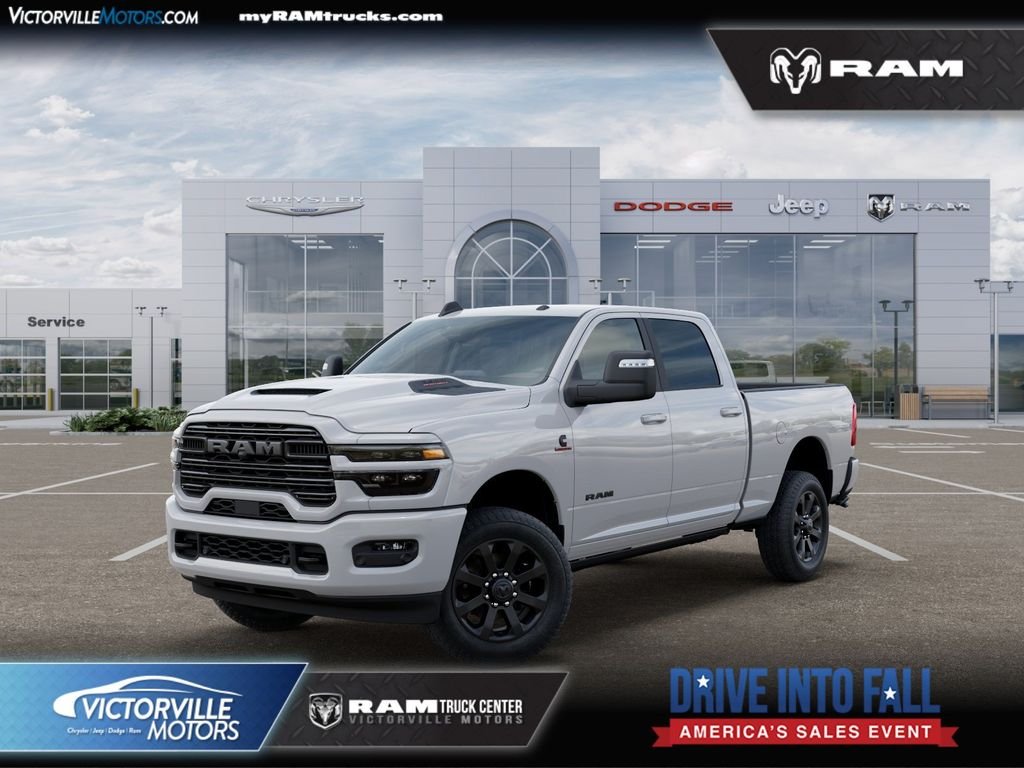 New 2026 Bright White Clear-Coat Exterior Paint RAM Laramie image 1