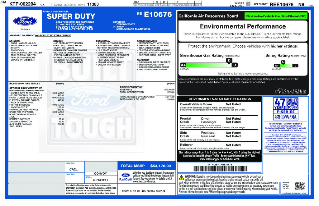 Used 2024 White Ford XL image 6