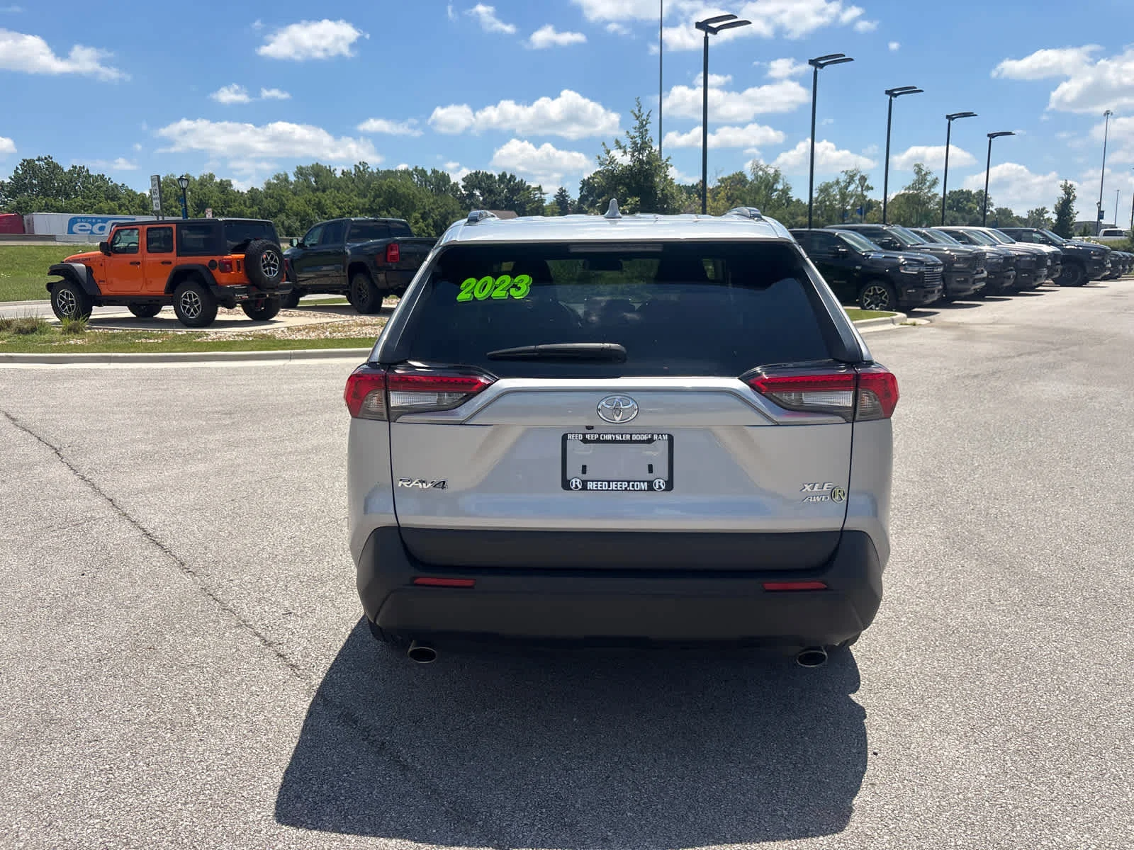 Used 2023 Silver Sky Metallic Toyota XLE image 9