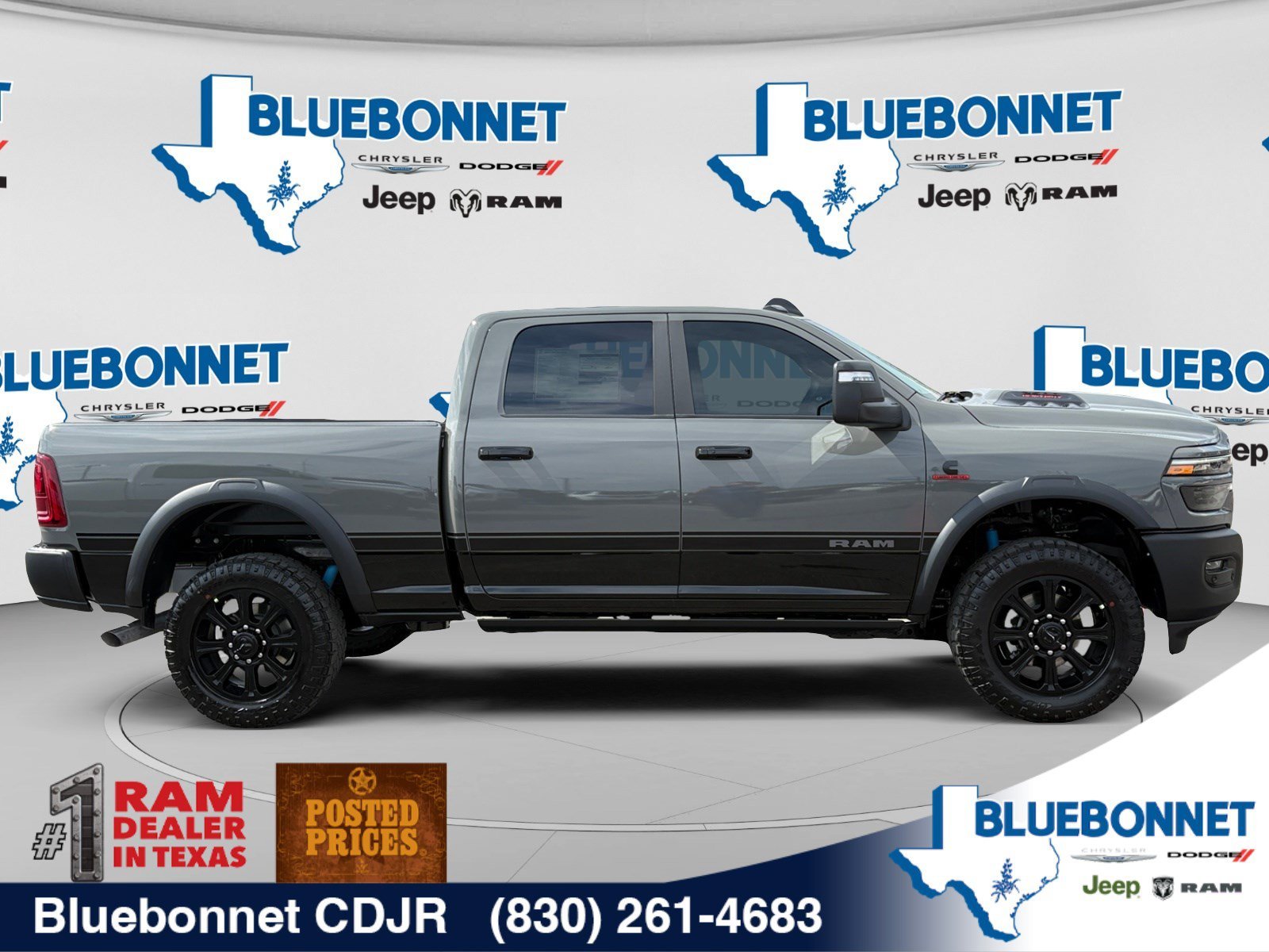 New 2027 Ceramic Gray Clear-Coat Paint RAM Rebel image 4