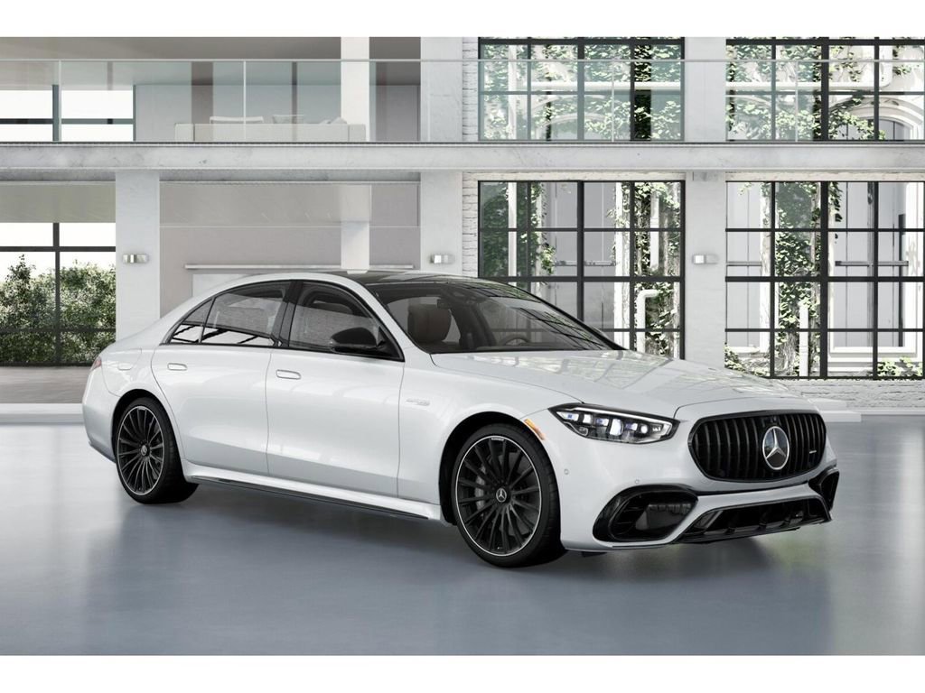 New 2026 MANUFAKTUR Moonlight White Metallic Mercedes-AMG AMG® S 63 E 4MATIC Sedan image 53