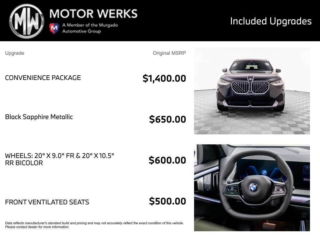 New 2026 Black Sapphire Metallic BMW 30 xDrive image 4