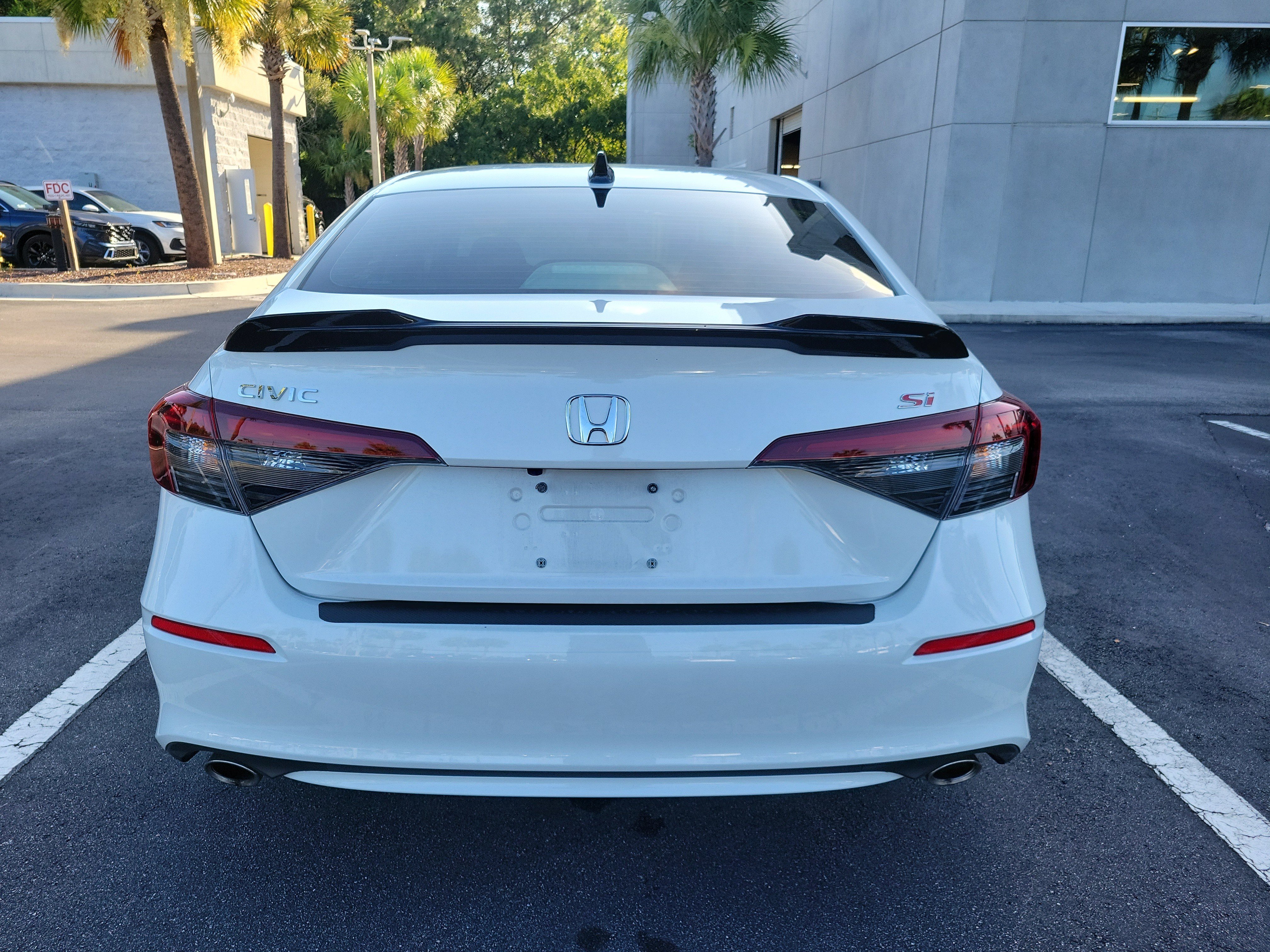 Certified Used 2025 Platinum White Pearl Honda SI image 45