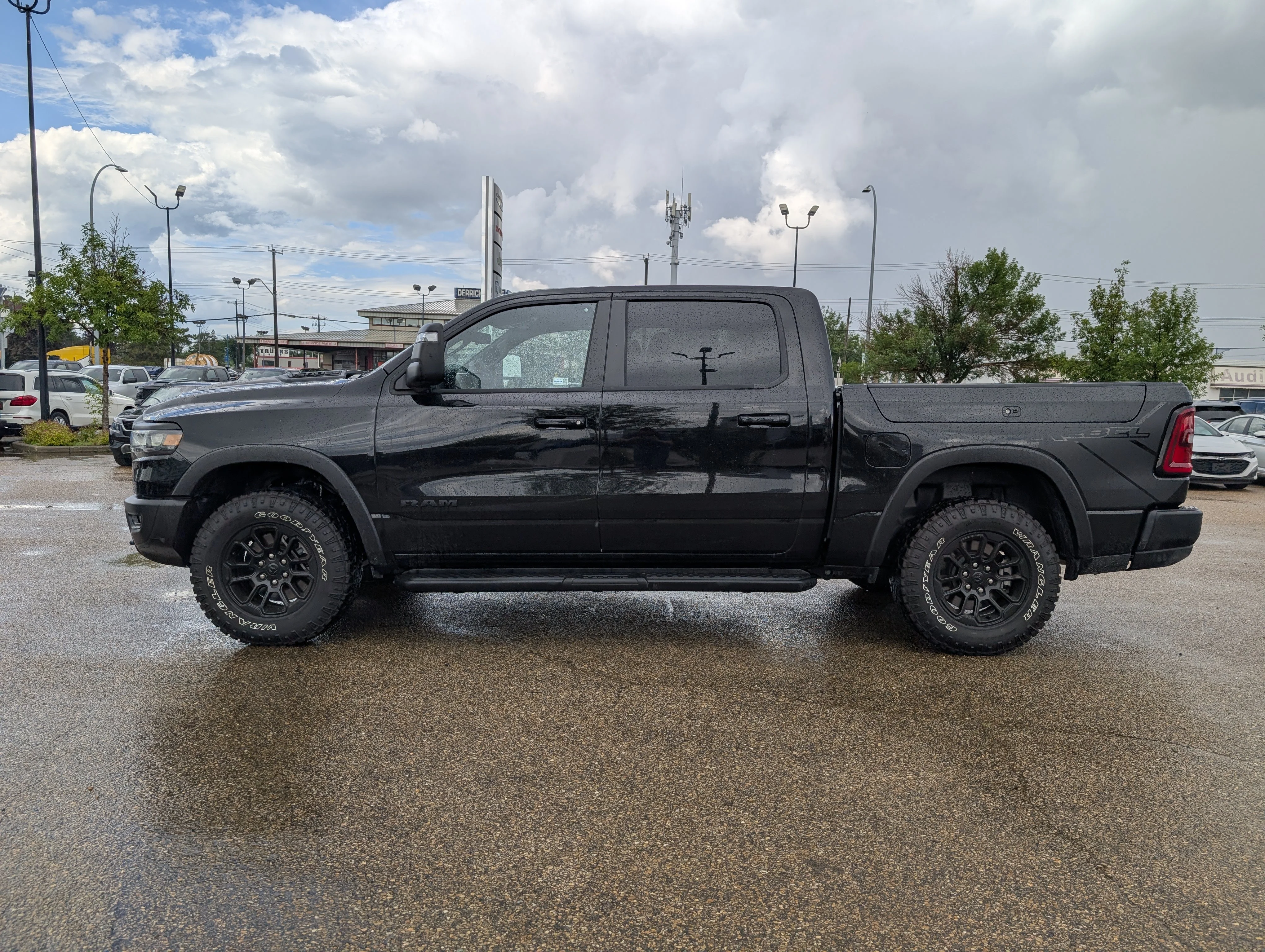 Used 2025 Diamond Black Crystal Pearlcoat Ram Rebel image 3