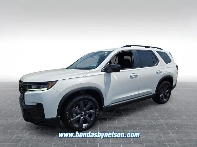 New 2026 Platinum White Pearl Honda Sport image 3