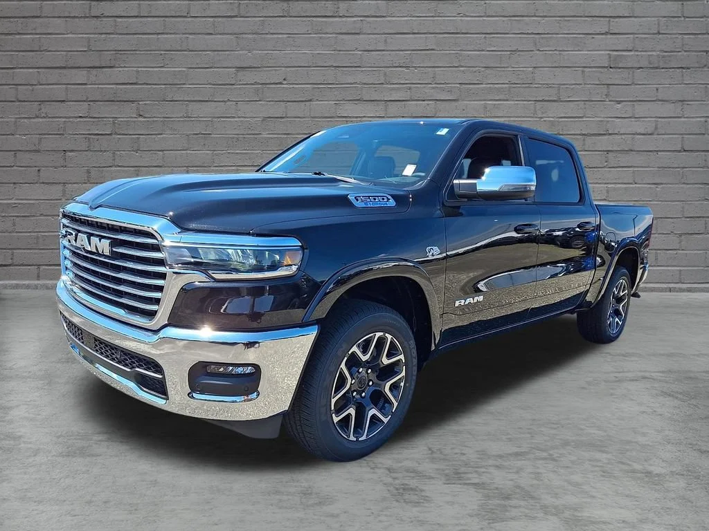 New 2027 Diamond Black Crystal Pearlcoat Ram Laramie image 4