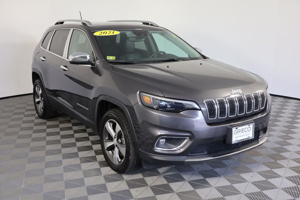 Used 2021 Gray Jeep Limited image 1