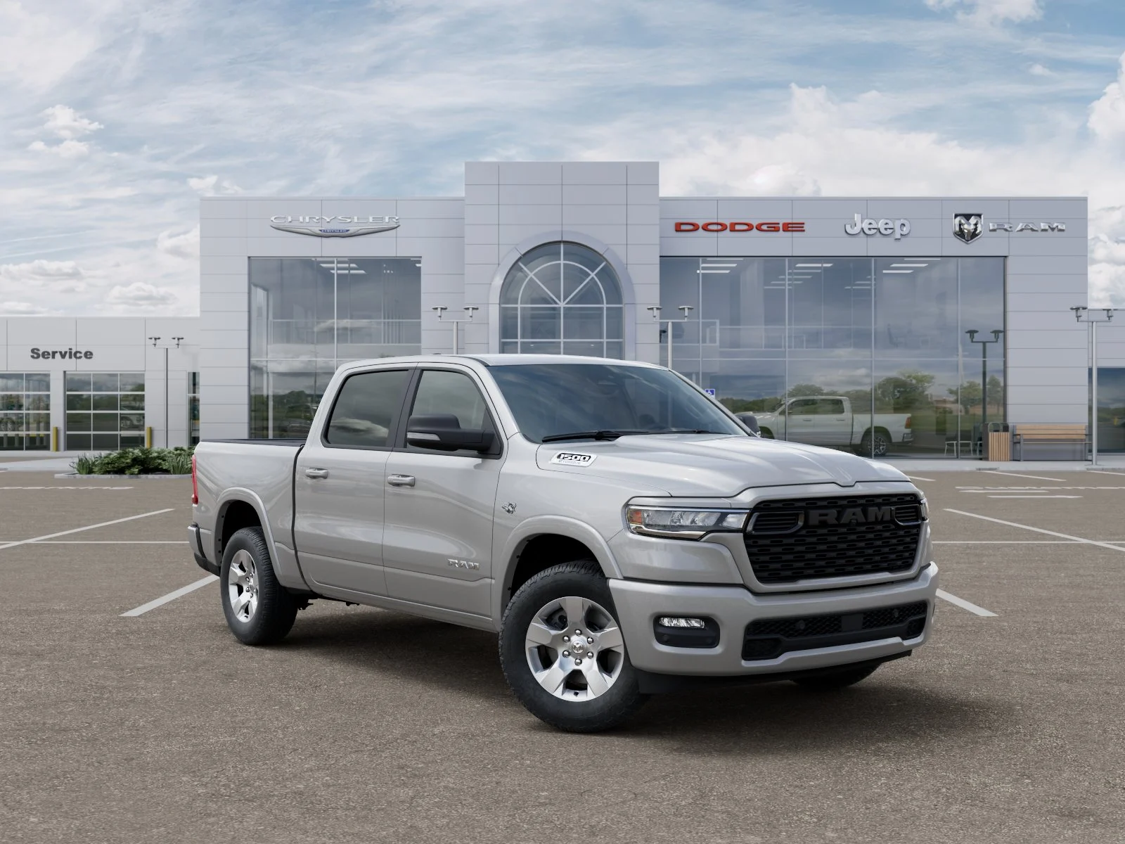 New 2026 Silver Zynith Exterior Paint RAM Big Horn/Lone Star image 35