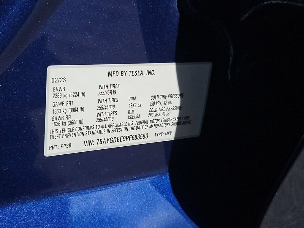 Used 2023 Blue Tesla Long Range image 32