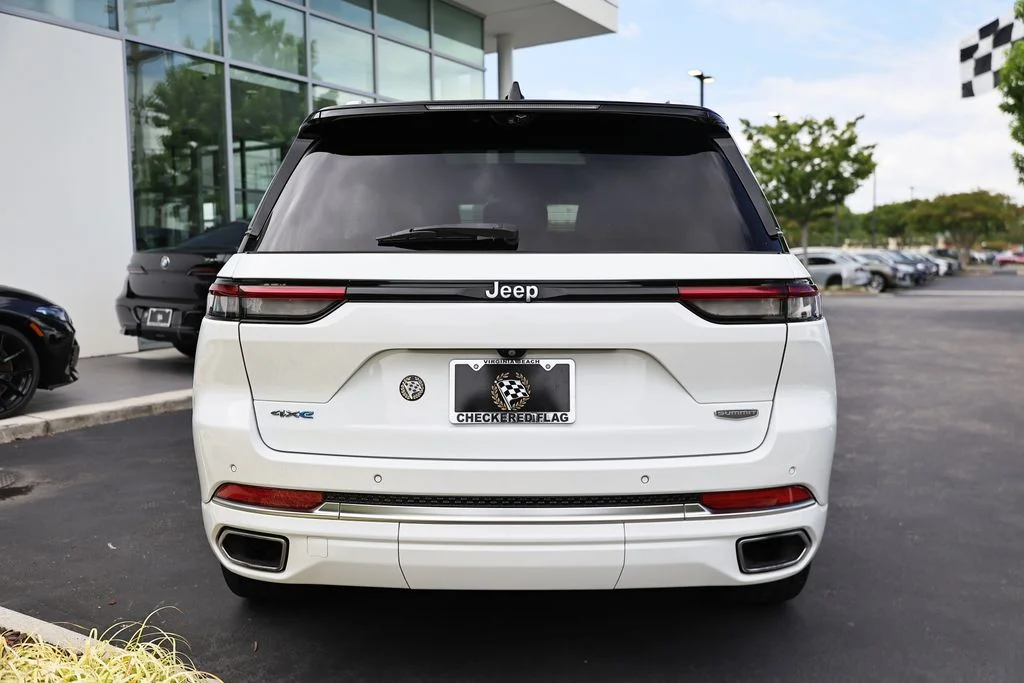 Used 2022 Bright White Clearcoat Jeep Summit Reserve 4xe image 10