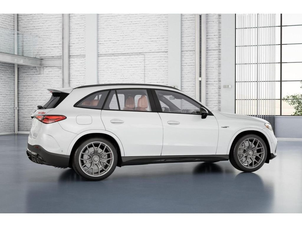 New 2025 MANUFAKTUR Moonlight White Metallic Mercedes-AMG AMG® GLC 63 S E Performance 4MATIC SUV image 18