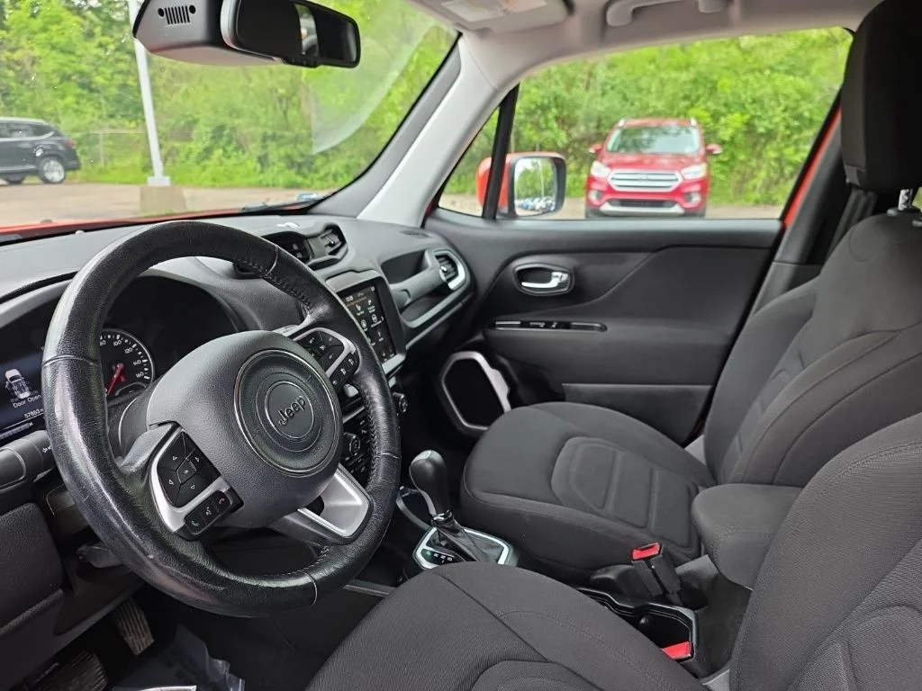 Used 2021 Orange Jeep Latitude image 12