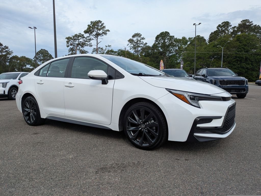 Used 2025 White Toyota SE image 1