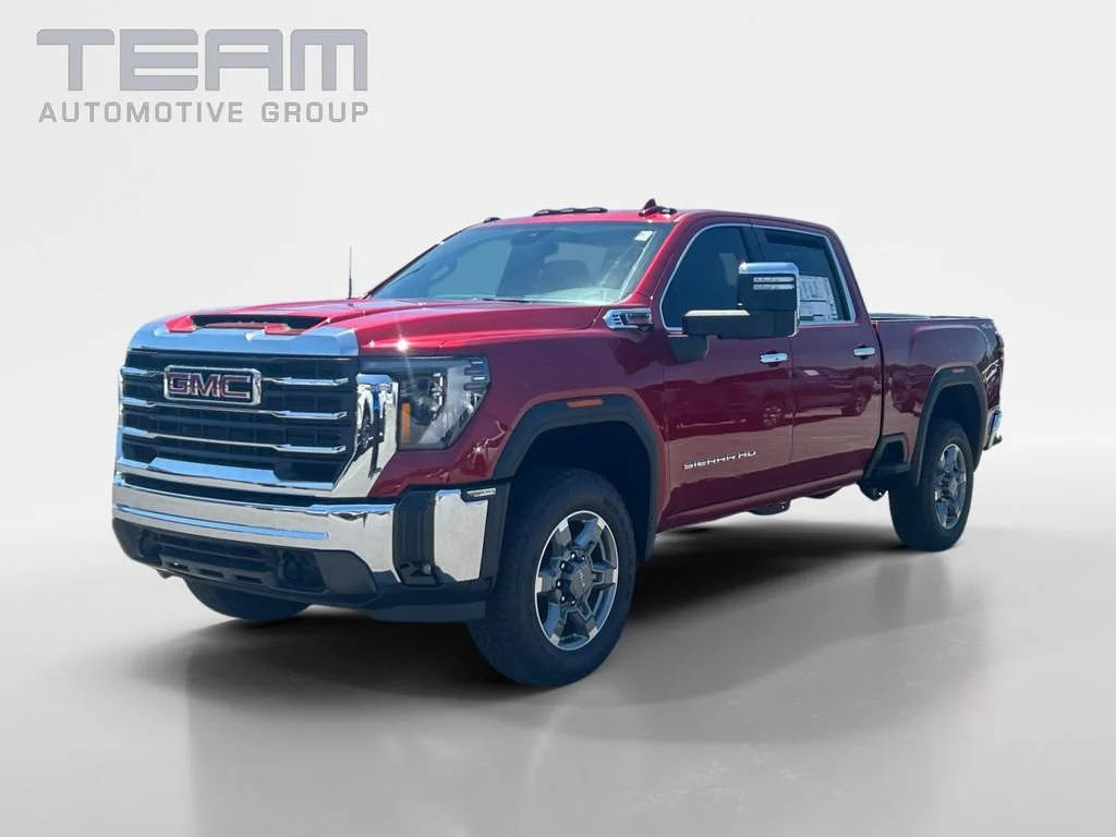 New 2026 Volcanic Red Tintcoat GMC SLT image 3