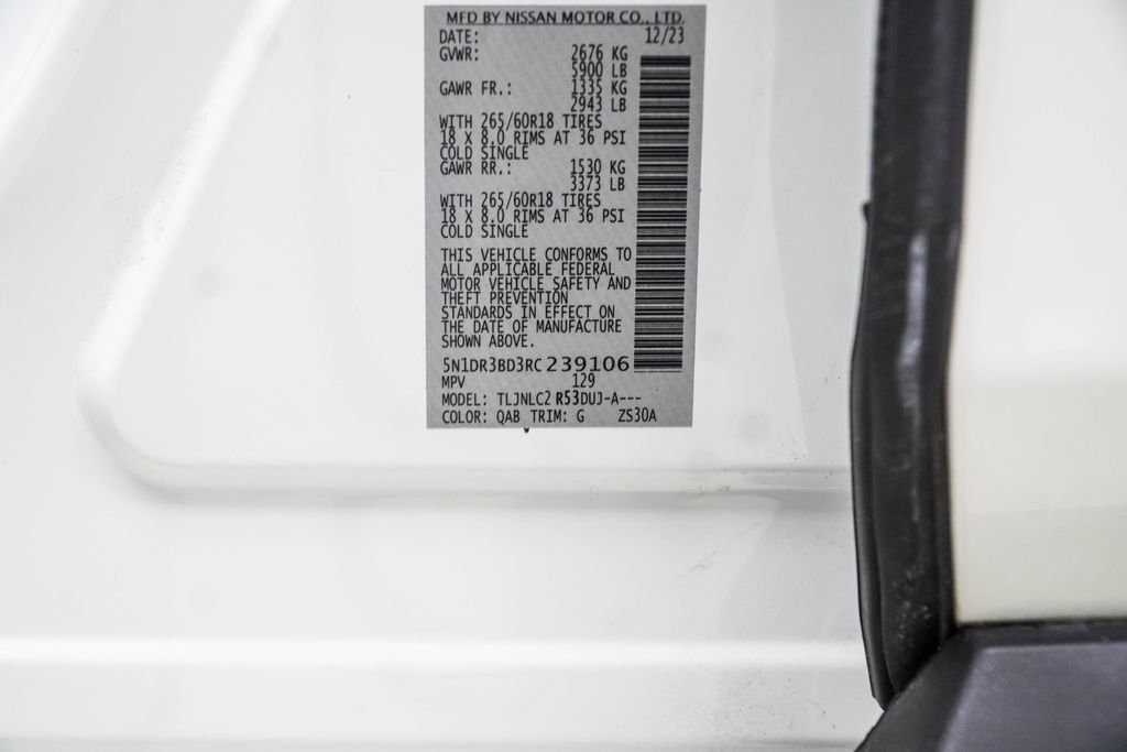 Used 2024 White Nissan Rock Creek image 45