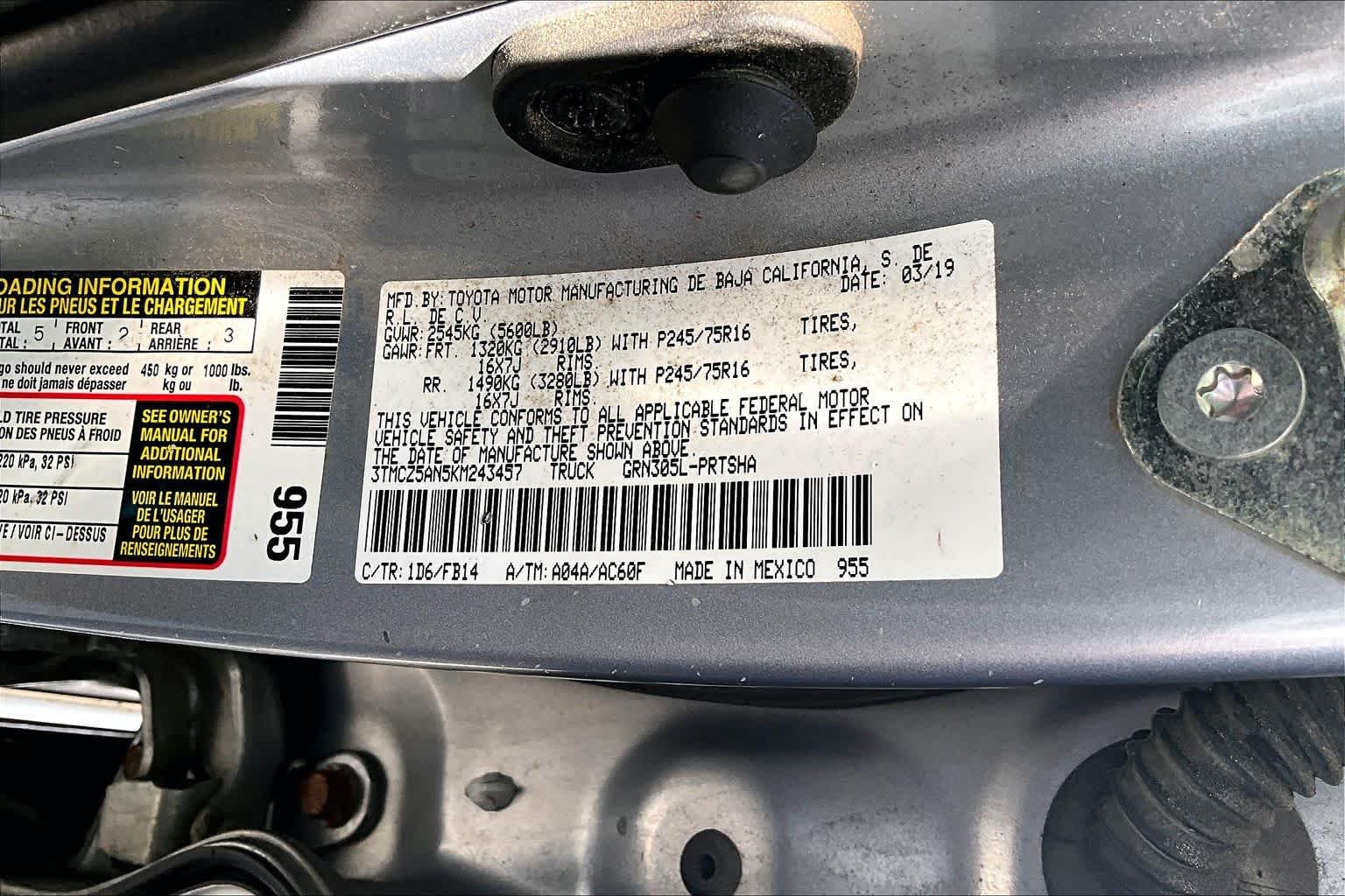 Used 2019 Silver Sky Metallic Toyota SR image 30