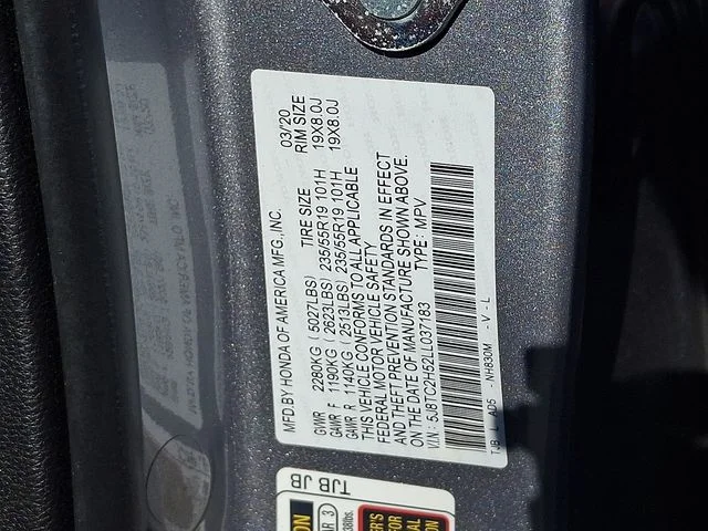 Used 2020 Lunar Silver Metallic Acura Technology Package image 29