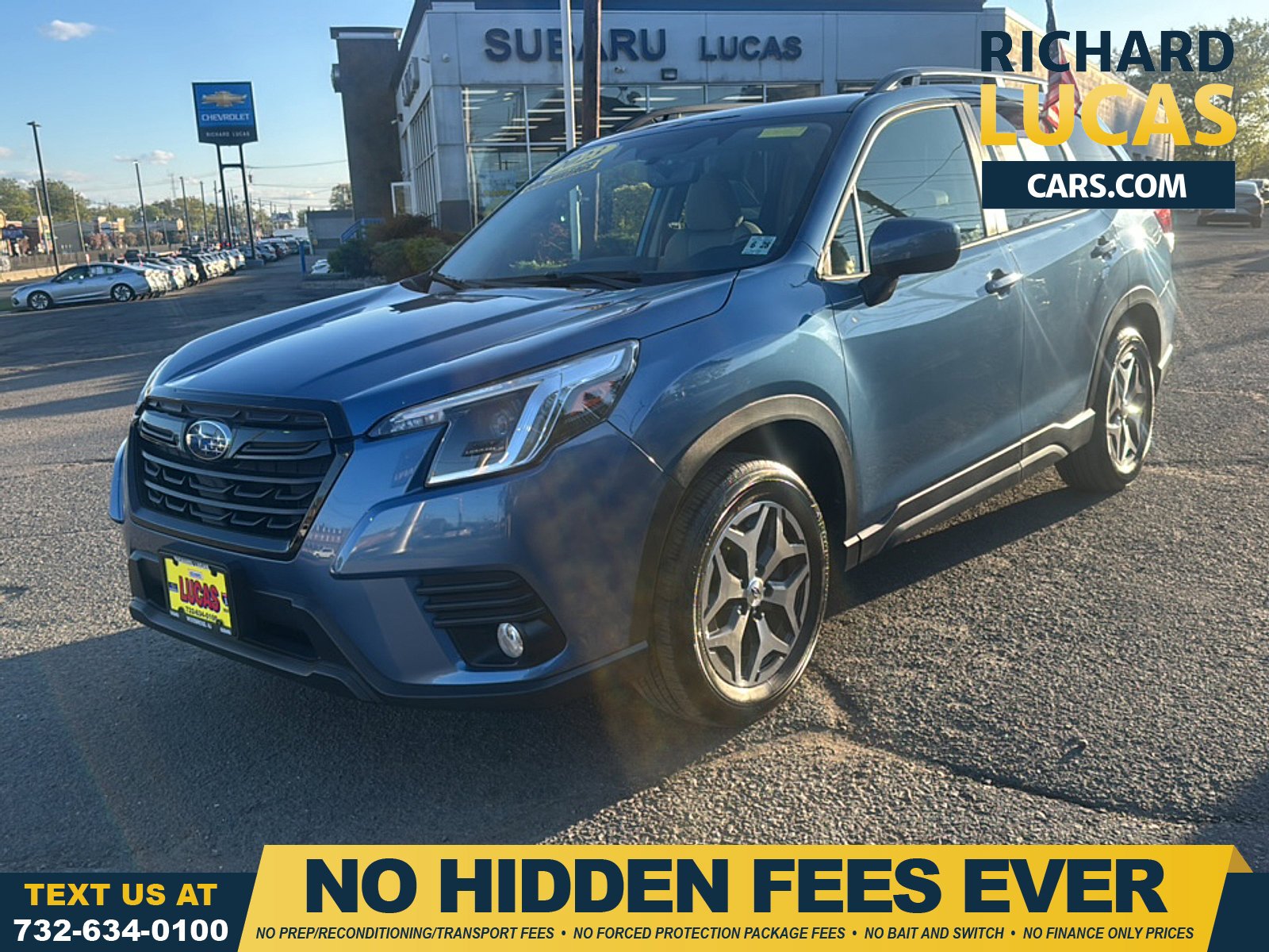 Horizon Blue Pearl 2023 Subaru Forester Premium Crossover AWD SUV / Crossover All-Wheel Drive