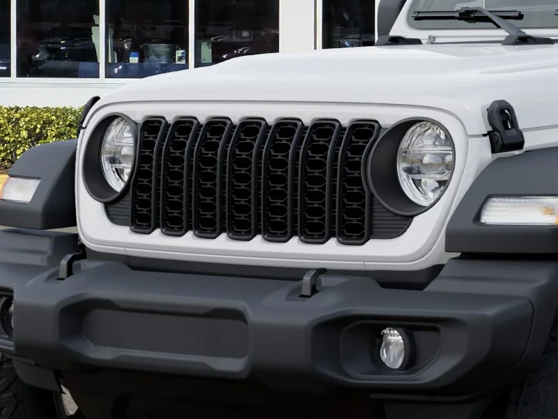 New 2026 Bright White Clear-Coat Exterior Paint Jeep Sport S image 43